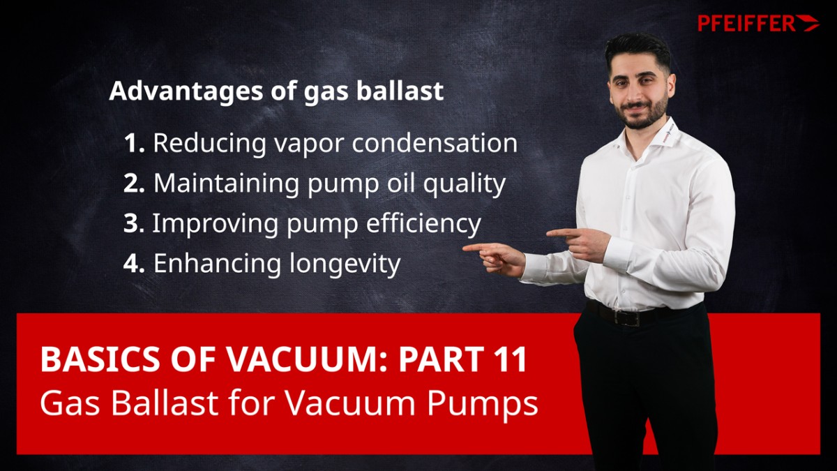 真空基础知识：第 11 部分 - 真空泵气镇技术 | Pfeiffer Vacuum+Fab Solutions